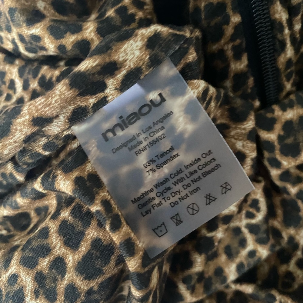 Miaou Leopard Print Cam Top - Picture 3 of 5